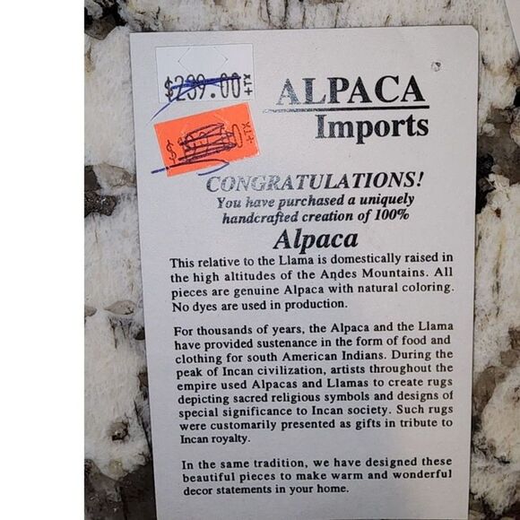 The Alpaca Connection Red Handmade Peruvian Alpaca Knit Sweater Hoodie Size S - Picture 8 of 9